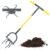 Jardineer Hand Tiller Cultivator, Twist Tiller Garden Claw Heavy Duty, Manual Soil Tiller for Flower Box and Raised Bed by Jardineer
