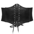 JASGOOD Women’s Elastic Costume Waist Belt Lace-up Tied Waspie Corset Belts for Women by JASGOOD