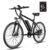 Jasion EB5 Electric Bike for Adults with Peak 750W Brushless Motor, 40Miles 20MPH Commuting Electric Mountain Bike with 360Wh Removable Battery, 7-Speed, 26″ Tires and Front… by Jasion