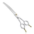 JASON Dog Thinners for Grooming – 7″ Down-curved Blender Scissors with 30%-35% Thinning Rate, Japanese 440C Stainless Steel Dog Grooming Thinning Shears with Adjustable Screw… by JASON