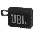 JBL Go 3 – Portable Mini Bluetooth Speaker, big audio and punchy bass, IP67 waterproof and dustproof, 5 hours of playtime, speaker for home, outdoor and travel (Black) by JBL