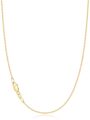 Jewlpire 18k Gold Plated 925 Sterling Silver Chain Necklace for Women, 1.1mm Cable Chains Necklace Thin & Dainty & Sturdy Women’s Chain Necklaces, 14/16/17/18/20/22/24 Inches by Jewlpire