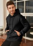 JMIERR Mens Casual Cotton Hooded Collar Drawstring Hoodies Pullover Sweatshirts Casual Long Sleeve Shirts by JMIERR