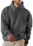 JMIERR Mens Casual Cotton Hooded Collar Drawstring Hoodies Pullover Sweatshirts Casual Long Sleeve Shirts by JMIERR