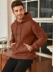 JMIERR Mens Casual Cotton Hooded Collar Drawstring Hoodies Pullover Sweatshirts Casual Long Sleeve Shirts by JMIERR