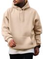 JMIERR Mens Casual Cotton Hooded Collar Drawstring Hoodies Pullover Sweatshirts Casual Long Sleeve Shirts by JMIERR