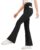 JOCMIC Girls Flare Leggings Kids Bell Bottom High Waisted Dance Yoga Flared Pants by JOCMIC