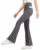JOCMIC Girls Flare Leggings Kids Bell Bottom High Waisted Dance Yoga Flared Pants by JOCMIC