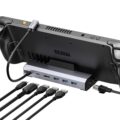 JSAUX Upgraded Docking Station 4K@120Hz for Steam Deck OLED/ROG Ally X/Legion Go (S)/MSi Claw, 6-in-1 Steam Deck Dock with HDMI 2.1, Gigabit Ethernet, 3 USB 3.0, 100W Charge for… by JSAUX