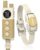 Jugbow Shock Collar for Dogs – 4200FT Remote Training Collar with Beep, Vibration & Safe Shock, LED Light & Waterproof Dog E-Collars for Small Medium Large Breeds (Beige) by Jugbow