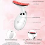 JURP Face Neck Beauty Device, 7 Color Led Face Neck Massager,Multifunctional Facial Skin Care Tool, Ideal for Home Skin Care by JURP