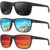 KALIYADI Polarized Sunglasses for Men, Lightweight Sun Glasses with UV Protection for Driving Fishing Golf by KALIYADI