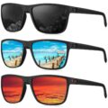 KALIYADI Polarized Sunglasses for Men, Lightweight Sun Glasses with UV Protection for Driving Fishing Golf by KALIYADI