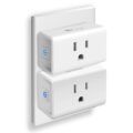 Kasa Smart Plug Ultra Mini 15A, Smart Home Wi-Fi Outlet Works with Alexa, Google Home & IFTTT, No Hub Required, UL Certified, 2.4G WiFi Only, 2 Count (Pack of 1)(EP10P2) , White by Kasa Smart