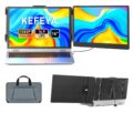 KEFEYA Laptop Screen Extender, 14″ FHD 1080P IPS Laptop Monitor Extender Dual Screen, Portable Monitor for Laptops 13-17″ with USB-C/HDMI Port, Plug n Play for… by KEFEYA