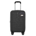 kensie 20″ Graceful Hardside Carry-On Luggage, Black by kensie