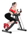 KESHWELL Ab Machine,Abs Workout Equipment for Home Gym,Whole Body Workout Waist Trainer for Women,Adjustable Abdominal Cruncher,Foldable Core Abs Exercise Machine with… by KESHWELL