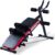 KESHWELL Ab Workout Machine,Core Abs Exercise Equipment for Home Gym,Adjustable Sit Up Bench Strength Training Abdominal Cruncher,Foldable Core Workout Machine with Resistance… by KESHWELL