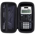 khanka Carrying Case for Texas Instruments TI-30Xa / TI BA II Plus/TI-30XIIS /TI-30XS MultiView/TI-36X Pro Engineering Scientific Calculator, Case Only (Black) by khanka