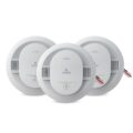 Kidde Hardwired Smoke Detector for Home, 10-Year Battery Backup, Interconnectable, LED Notification, 3-Pack by Kidde