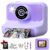 Kids Camera Instant Print, Christmas Birthday Gifts for Girls and Boys, 1080P HD Video Digital Kids Camera with 32G Card, Toddler Camera for 3-12 Years Old, Purple by Gofunly