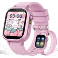 Kids Waterproof Smart Watch Girls Gift Age 3-12 with 39 Game HD Touch Screen Music Player Video Camera Pedometer Alarm Clock Birthday Gift for 6 7 8 9 Year Olds Pink by Wiszodet