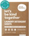 Kind Laundry Detergent Sheets with Stain-Fighting Enzymes – Plant Powered Eco-Friendly Laundry Soap Sheets – Home or Travel Laundry Detergent Fragrance Free, 18 Loads (Mom’s… by KIND LAUNDRY
