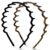 Kitsch Zig Zag Headbands for Women Non Slip – Fashion Accessories for Slicked Back Styles – Comfortable Comb Headband with Teeth | Ideal Gifts for Women – Tortoise & Black… by Kitsch