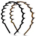 Kitsch Zig Zag Headbands for Women Non Slip – Fashion Accessories for Slicked Back Styles – Comfortable Comb Headband with Teeth | Ideal Gifts for Women – Tortoise & Black… by Kitsch