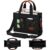 KKXIU Large Canvas Tote Bag for Women with Zipper and Compartments Crossbody Work Bible Messenger Purse Bag With Pockets by