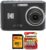 Kodak PIXPRO FZ45 Digital Camera (Black) Bundle with 32GB Class 10 UHS-I U1 SDHC Memory Card and AA High-Performance Alkaline Batteries (4-Pack) (3 Items) by KODAK