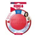 KONG Flyer – Durable Dog Toy for Outdoor Playtime – Natural Rubber Flying Disc, Dog Toy for Fetch – Safer Disc for Healthy Activity – for Medium/Large Dogs by KONG