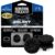 KontrolFreek FPS Freek Galaxy Black for PlayStation 4 (PS4) and PlayStation 5 (PS5) | Performance Thumbsticks | 1 High-Rise, 1 Mid-Rise | Black (Limited Edition) by KontrolFreek