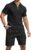 KUYIGO Men’s Polo Shirt and Shorts Set Summer Outfits Fashion Casual Short Sleeve Suit for Men 2 Piece Tracksuit by KUYIGO