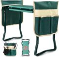 KVR Upgraded Garden Kneeler and Seat with Thicken & Widen Soft Kneeling Pad,Heavy Duty Foldable Gardener Stool with 2 Tool Pouches,Gardening Gifts for Women Mom Men Seniors¡­… by KVR