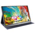 KYY Portable Monitor 15.6inch 1080P FHD USB-C, HDMI Computer Display HDR IPS Gaming Monitor w/Premium Smart Cover & Screen Protector, Speakers, for Laptop PC MAC Phone PS4 Xbox… by KYY