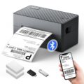 Label Printer, 4×6 Shipping Label Thermal Printer for Packages, Bluetooth Conection and Compatible with Android. iPhone.Windows, Mac, Chromebook, Amazon, Ebay, UPS.USPS, FedEx,… by PEDOOLO