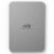 LaCie Mobile Drive 4TB External Hard Drive Portable HDD – Moon Silver, USB-C 3.2, for PC and Mac, Post-Consumer Recycled, with Adobe All Apps Plan and Rescue Services (STLP4000400) by LaCie