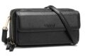 Lanyani RFID Crossbody Wallet Wristlet Purse with Phone Pocket For Women Vegan Leather by Lanyani