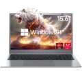 Laptop Computer, AMD 3020e (Up to 2.6GHz), 8GB DDR4 256GB SSD (Up to 32GB + 2TB), 15.6-Inch 1080P FHD IPS Display, Win11, HDMI, Type-C, 38WH Battery, Silver, Laptops by BLUEING