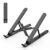 Laptop Stand for Desk, Adjustable Laptop Riser ABS+Silicone Foldable Portable Notebook Holder, Ventilated Cooling Notebook Mount Computer Stand for 10-15.6” Laptops,Tablets-Black by Tonmom