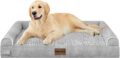 Large Dog Bed Orthopedic Washable: Beds Bolster XL Bed Large Big Dogs Memory Foam Couch Sofa Waterproof with Removable Cover by NANUYA