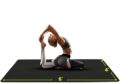 Large Yoga Mat (6’x4′) – 1/4″ & 1/2″ Thick Exercise Mats for Home Workout, Extra Wide Workout Mats for Home Gym, Yoga, Pilates, Stretching, Floor & More by gogoKIWI