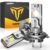 Latest H7/H7LL Bulbs, 30,000LM 800% Brightness, 6500K White Super Bright, 1:1 Halogen Size, 6500 Cool White H7 Fog Lights, No Adapter Required, Easy Install, Non-Polarity, Pack… by Termitor