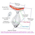 LED Light Therapy Device, Face Massager Tool for Women,Electric Facial Neck Eye Lift Massage Kit with Color LED, Red Light Therapy for Skin Beauty Firm Tightening by IOBTY