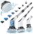 Leebein Electric Spin Scrubber, Cordless Cleaning Brush with 8 Replaceable Brush Heads, Tub and Floor Tile 360 Power Scrubber Dual Speed with Adjustable & Detachable Handle for… by Leebein