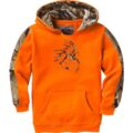 Legendary Whitetails Kids Pullover Hoodie Camo Sweatshirt Comfy V-Neck Design by Legendary Whitetails