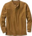 Legendary Whitetails Men’s Henley Shirt Long Sleeve Button Up Casual Fit Cotton/Poly Blend by Legendary Whitetails