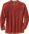 Legendary Whitetails Men’s Henley Shirt Long Sleeve Button Up Casual Fit Cotton/Poly Blend by Legendary Whitetails
