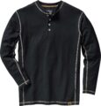 Legendary Whitetails Men’s Henley Shirt Long Sleeve Button Up Casual Fit Cotton/Poly Blend by Legendary Whitetails